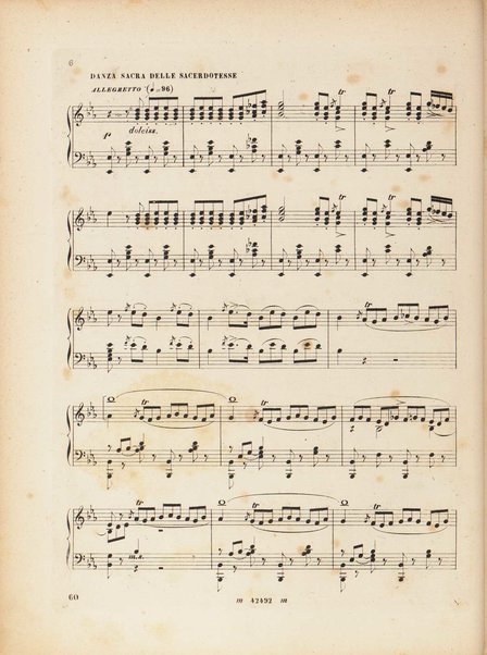 Aida : opera in quattro atti / versi di A. Ghislanzoni ; musica di G. Verdi ; canto e pianoforte, [riduzione di Franco Faccio]