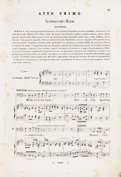 La forza del destino : opera in quattro atti / parole di F. M. Piave ; musica di Giuseppe Verdi