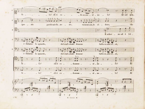 Un ballo in maschera : melodramma tragico in tre atti / musica di Giuseppe Verdi ; riduzione per canto e pianoforte di Luigi ed Aless. Truzzi