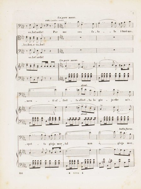 Il trovatore : dramma in quattro parti / di Salvadore Cammarano ; posto in musica da G. Verdi ; riduzione per canto e pianoforte di L. Truzzi