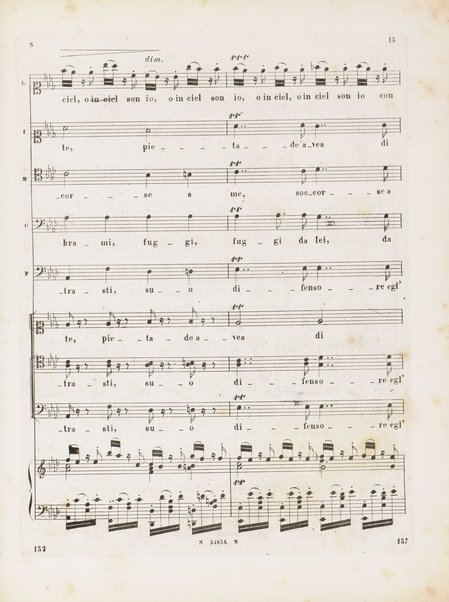 Il trovatore : dramma in quattro parti / di Salvadore Cammarano ; posto in musica da G. Verdi ; riduzione per canto e pianoforte di L. Truzzi