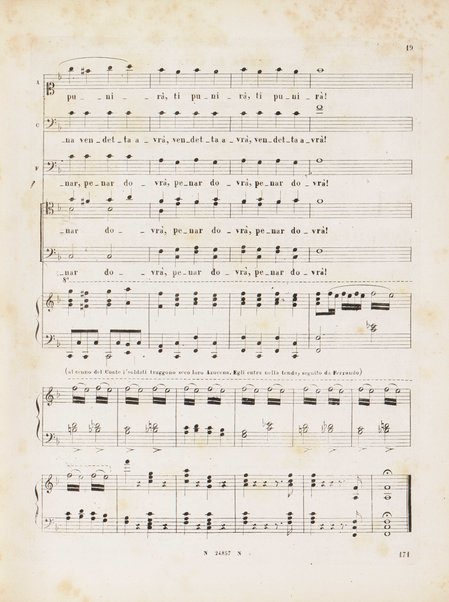 Il trovatore : dramma in quattro parti / di Salvadore Cammarano ; posto in musica da G. Verdi ; riduzione per canto e pianoforte di L. Truzzi