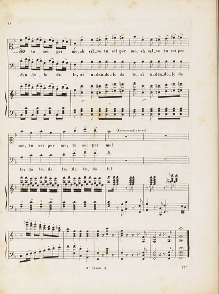 Il trovatore : dramma in quattro parti / di Salvadore Cammarano ; posto in musica da G. Verdi ; riduzione per canto e pianoforte di L. Truzzi