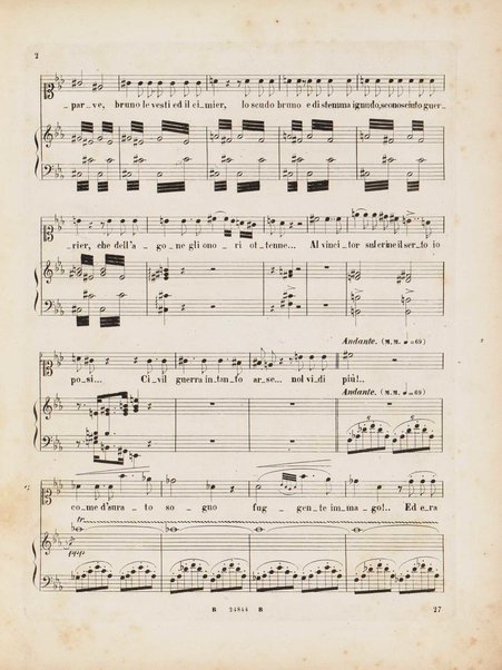 Il trovatore : dramma in quattro parti / di Salvadore Cammarano ; posto in musica da G. Verdi ; riduzione per canto e pianoforte di L. Truzzi