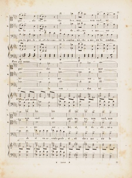 Il trovatore : dramma in quattro parti / di Salvadore Cammarano ; posto in musica da G. Verdi ; riduzione per canto e pianoforte di L. Truzzi