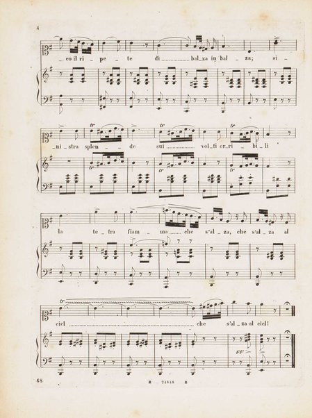 Il trovatore : dramma in quattro parti / di Salvadore Cammarano ; posto in musica da G. Verdi ; riduzione per canto e pianoforte di L. Truzzi