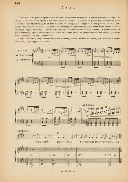 La forza del destino : melodramma in quattro atti di Francesco Maria Piave / Giuseppe Verdi ; opera completa, canto e pianoforte 