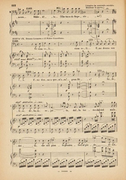 La forza del destino : melodramma in quattro atti di Francesco Maria Piave / Giuseppe Verdi ; opera completa, canto e pianoforte 