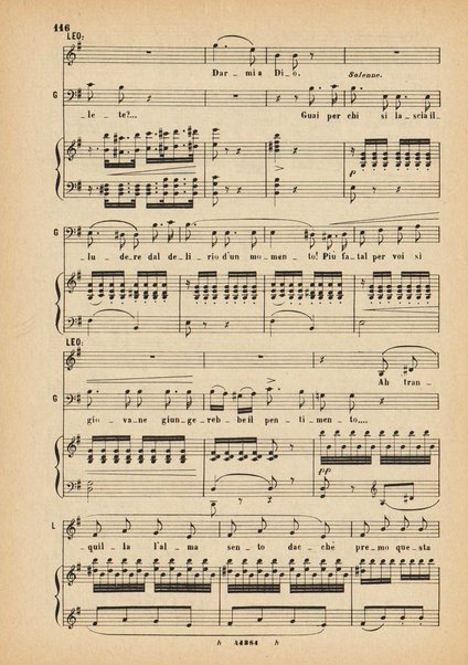 La forza del destino : melodramma in quattro atti di Francesco Maria Piave / Giuseppe Verdi ; opera completa, canto e pianoforte 