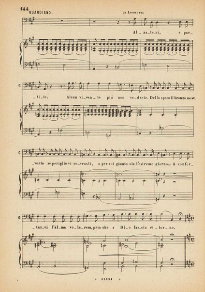 La forza del destino : melodramma in quattro atti di Francesco Maria Piave / Giuseppe Verdi ; opera completa, canto e pianoforte 