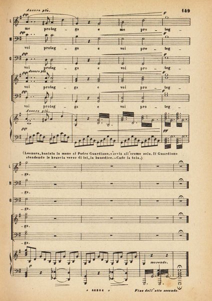 La forza del destino : melodramma in quattro atti di Francesco Maria Piave / Giuseppe Verdi ; opera completa, canto e pianoforte 