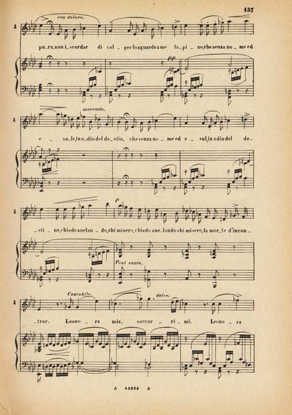 La forza del destino : melodramma in quattro atti di Francesco Maria Piave / Giuseppe Verdi ; opera completa, canto e pianoforte 