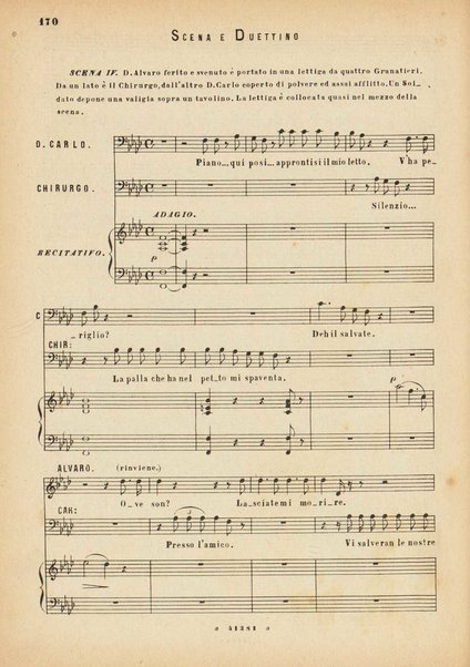 La forza del destino : melodramma in quattro atti di Francesco Maria Piave / Giuseppe Verdi ; opera completa, canto e pianoforte 