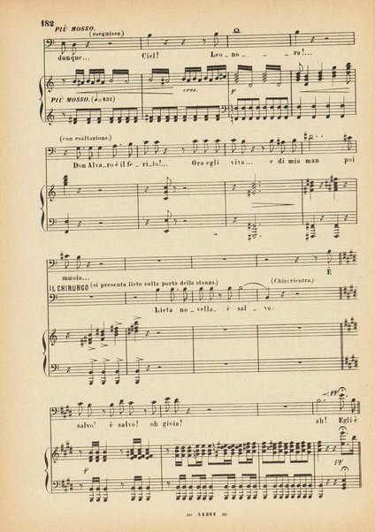 La forza del destino : melodramma in quattro atti di Francesco Maria Piave / Giuseppe Verdi ; opera completa, canto e pianoforte 