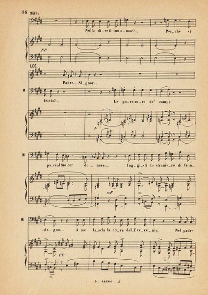 La forza del destino : melodramma in quattro atti di Francesco Maria Piave / Giuseppe Verdi ; opera completa, canto e pianoforte 