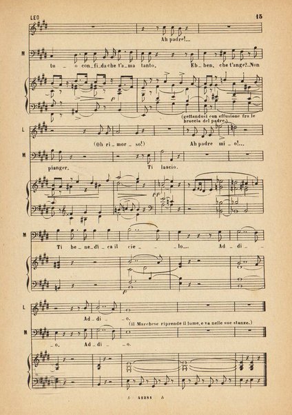 La forza del destino : melodramma in quattro atti di Francesco Maria Piave / Giuseppe Verdi ; opera completa, canto e pianoforte 