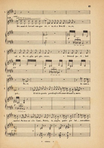 La forza del destino : melodramma in quattro atti di Francesco Maria Piave / Giuseppe Verdi ; opera completa, canto e pianoforte 