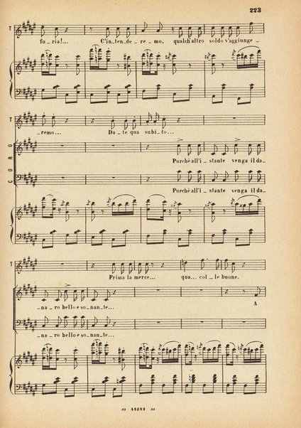 La forza del destino : melodramma in quattro atti di Francesco Maria Piave / Giuseppe Verdi ; opera completa, canto e pianoforte 