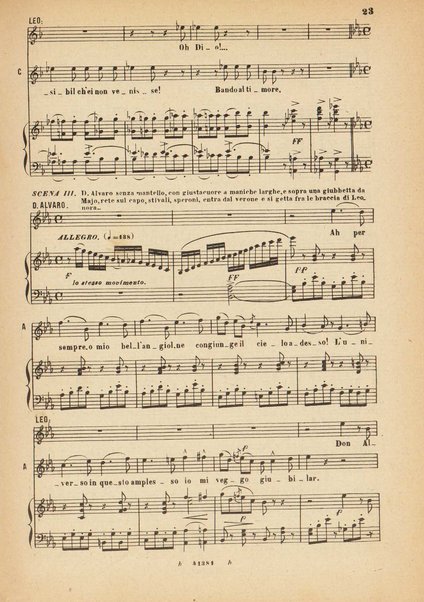 La forza del destino : melodramma in quattro atti di Francesco Maria Piave / Giuseppe Verdi ; opera completa, canto e pianoforte 
