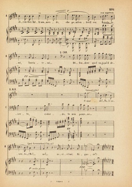 La forza del destino : melodramma in quattro atti di Francesco Maria Piave / Giuseppe Verdi ; opera completa, canto e pianoforte 