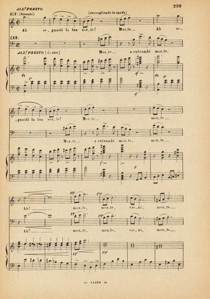 La forza del destino : melodramma in quattro atti di Francesco Maria Piave / Giuseppe Verdi ; opera completa, canto e pianoforte 