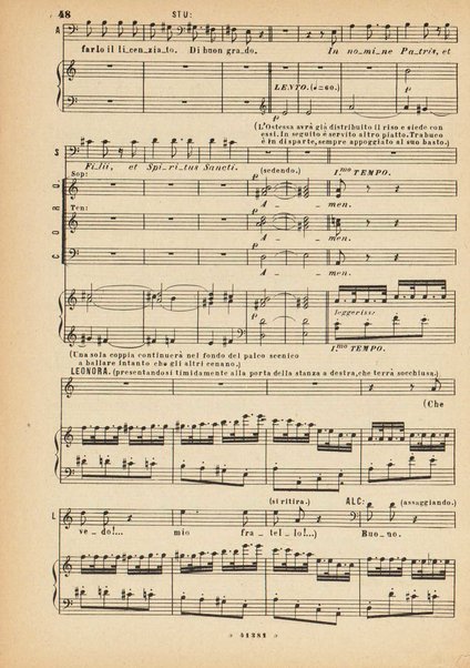 La forza del destino : melodramma in quattro atti di Francesco Maria Piave / Giuseppe Verdi ; opera completa, canto e pianoforte 
