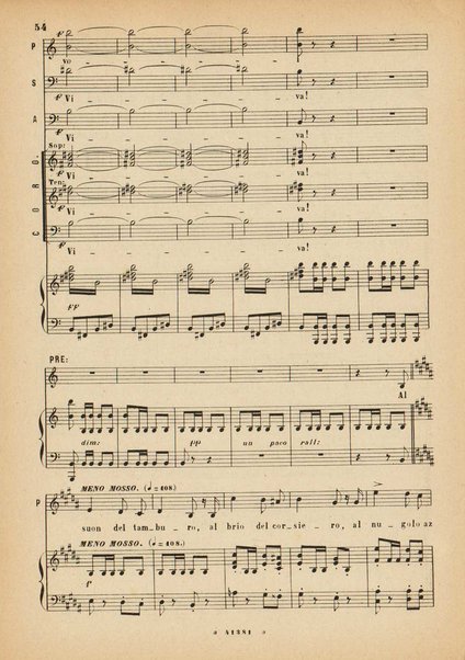 La forza del destino : melodramma in quattro atti di Francesco Maria Piave / Giuseppe Verdi ; opera completa, canto e pianoforte 