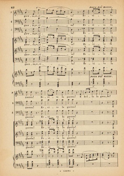 La forza del destino : melodramma in quattro atti di Francesco Maria Piave / Giuseppe Verdi ; opera completa, canto e pianoforte 