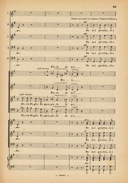 La forza del destino : melodramma in quattro atti di Francesco Maria Piave / Giuseppe Verdi ; opera completa, canto e pianoforte 