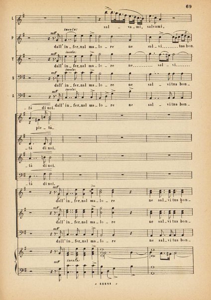 La forza del destino : melodramma in quattro atti di Francesco Maria Piave / Giuseppe Verdi ; opera completa, canto e pianoforte 