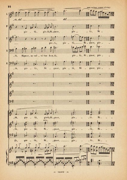 La forza del destino : melodramma in quattro atti di Francesco Maria Piave / Giuseppe Verdi ; opera completa, canto e pianoforte 