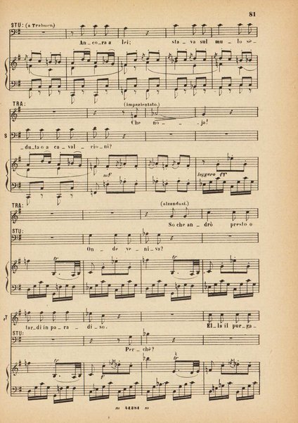 La forza del destino : melodramma in quattro atti di Francesco Maria Piave / Giuseppe Verdi ; opera completa, canto e pianoforte 