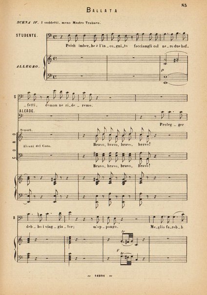La forza del destino : melodramma in quattro atti di Francesco Maria Piave / Giuseppe Verdi ; opera completa, canto e pianoforte 