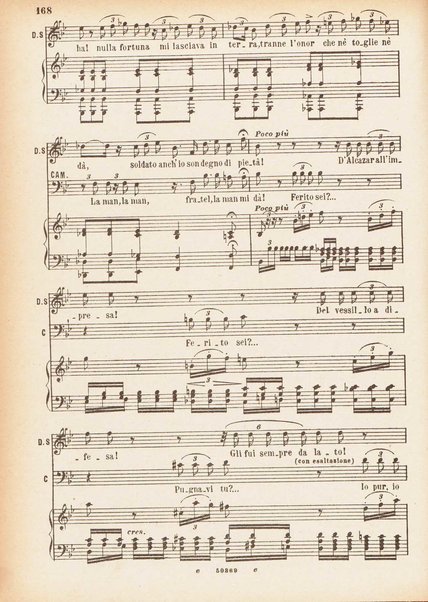 Don Sebastiano re di Portogallo : dramma in cinque atti di Eugenio Scribe / G. Donizetti ; opera completa, canto e pianoforte