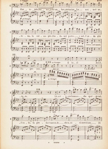 Don Sebastiano re di Portogallo : dramma in cinque atti di Eugenio Scribe / G. Donizetti ; opera completa, canto e pianoforte