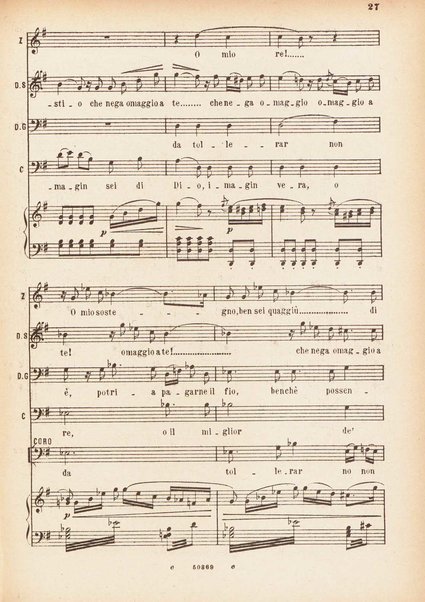 Don Sebastiano re di Portogallo : dramma in cinque atti di Eugenio Scribe / G. Donizetti ; opera completa, canto e pianoforte