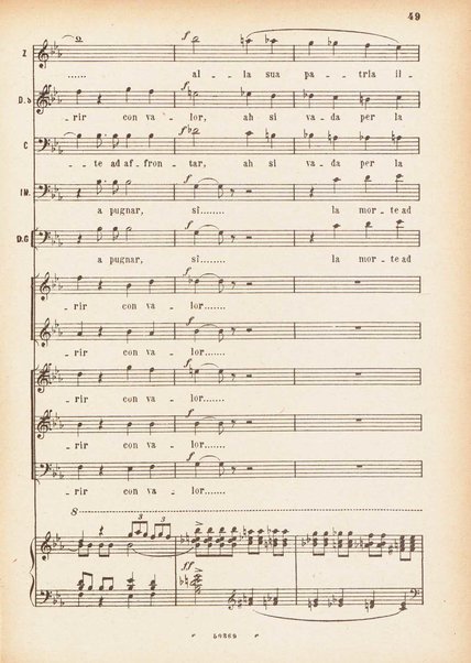 Don Sebastiano re di Portogallo : dramma in cinque atti di Eugenio Scribe / G. Donizetti ; opera completa, canto e pianoforte