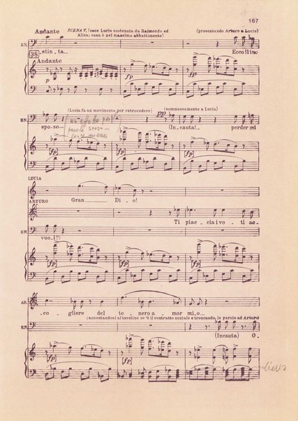 Lucia di Lammermoor : dramma tragico in due parti / di Salvatore Cammarano ; Gaetano Donizetti ; revisione sull'autografo a cura di Jesus Lopez Cobos