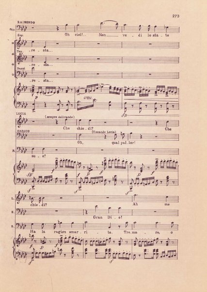 Lucia di Lammermoor : dramma tragico in due parti / di Salvatore Cammarano ; Gaetano Donizetti ; revisione sull'autografo a cura di Jesus Lopez Cobos