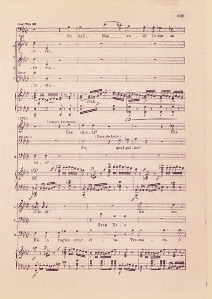 Lucia di Lammermoor : dramma tragico in due parti / di Salvatore Cammarano ; Gaetano Donizetti ; revisione sull'autografo a cura di Jesus Lopez Cobos