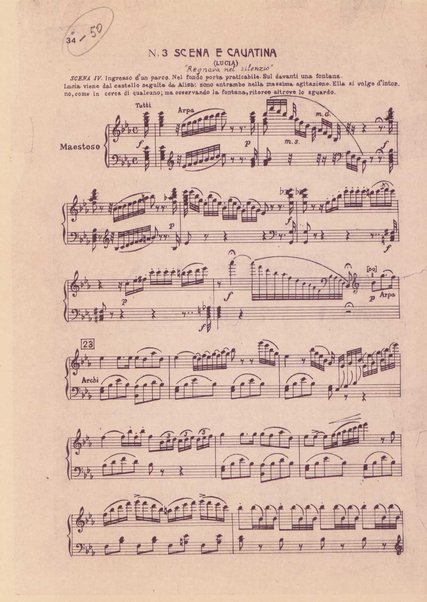 Lucia di Lammermoor : dramma tragico in due parti / di Salvatore Cammarano ; Gaetano Donizetti ; revisione sull'autografo a cura di Jesus Lopez Cobos