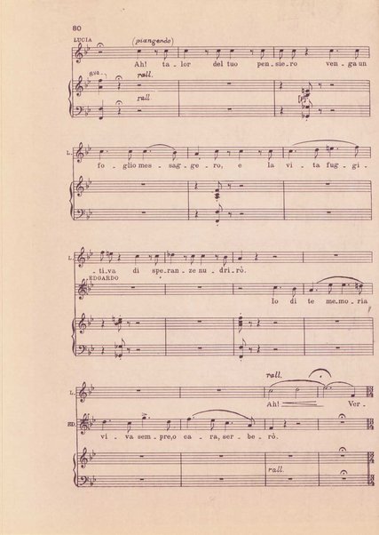 Lucia di Lammermoor : dramma tragico in due parti / di Salvatore Cammarano ; Gaetano Donizetti ; revisione sull'autografo a cura di Jesus Lopez Cobos