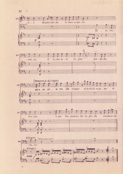 Lucia di Lammermoor : dramma tragico in due parti / di Salvatore Cammarano ; Gaetano Donizetti ; revisione sull'autografo a cura di Jesus Lopez Cobos