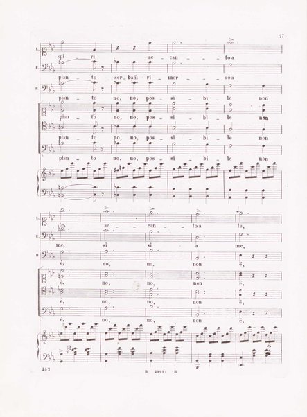 Lucia di Lammermoor : dramma tragico di Salvadore Cammarano / posto in musica da Gaetano Donizetti ; riduzione per canto e pianoforte