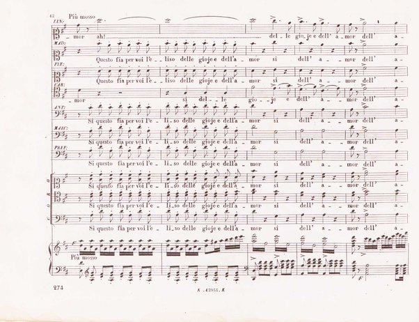 Linda di Chamounix : melodramma in tre atti / di G. Rossi ; posto in musica da Gaetano Donizetti ; riduzione per canto con accomp.o di pianoforte del m.o P. Tonassi