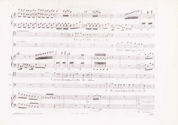 Don Sebastiano re di Portogallo : dramma in 5 atti / del sig.r Scribe ; tradotto in italiano dal sig.r G. Ruffini ; posto in musica da Gaetano Donizetti