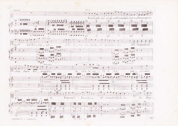 Don Sebastiano re di Portogallo : dramma in 5 atti / del sig.r Scribe ; tradotto in italiano dal sig.r G. Ruffini ; posto in musica da Gaetano Donizetti