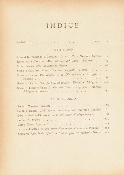 Norma : tragedia lirica in due atti / di Felice Romani ; musica di Vincenzo Bellini