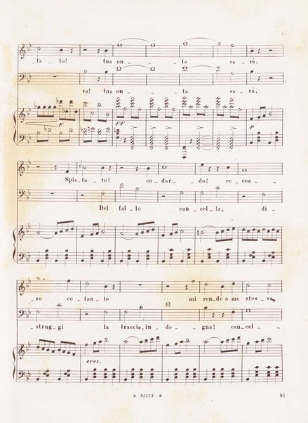 Beatrice di tenda : tragedia lirica in due atti / di Felice Romani ; posta in musica da Vincenzo Bellini