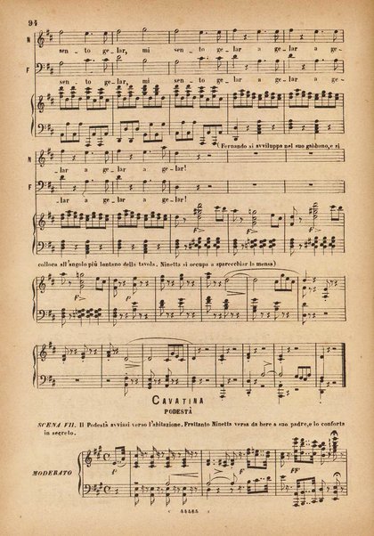 La gazza ladra : melodramma in due atti / G. Rossini ; opera completa [ridotta] per canto e pianoforte